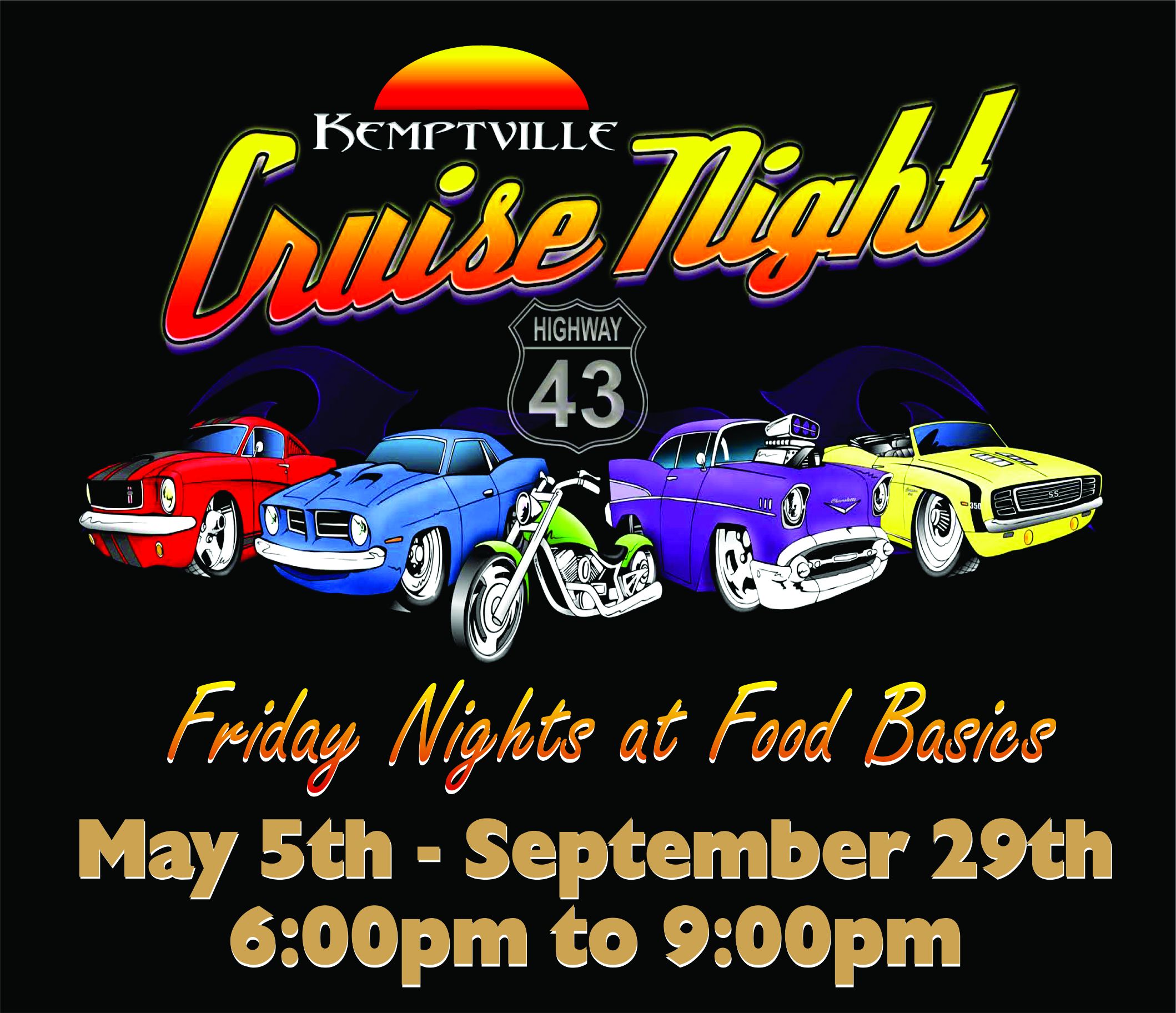 Highway 43 Car Club Kemptville Cruise Nights